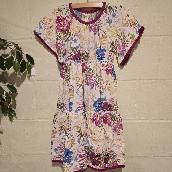 Matilda Jane Other - NWT Matilda Jane Size 10 Bird of Paradise Floral Tiered Short Sleeve Dress.